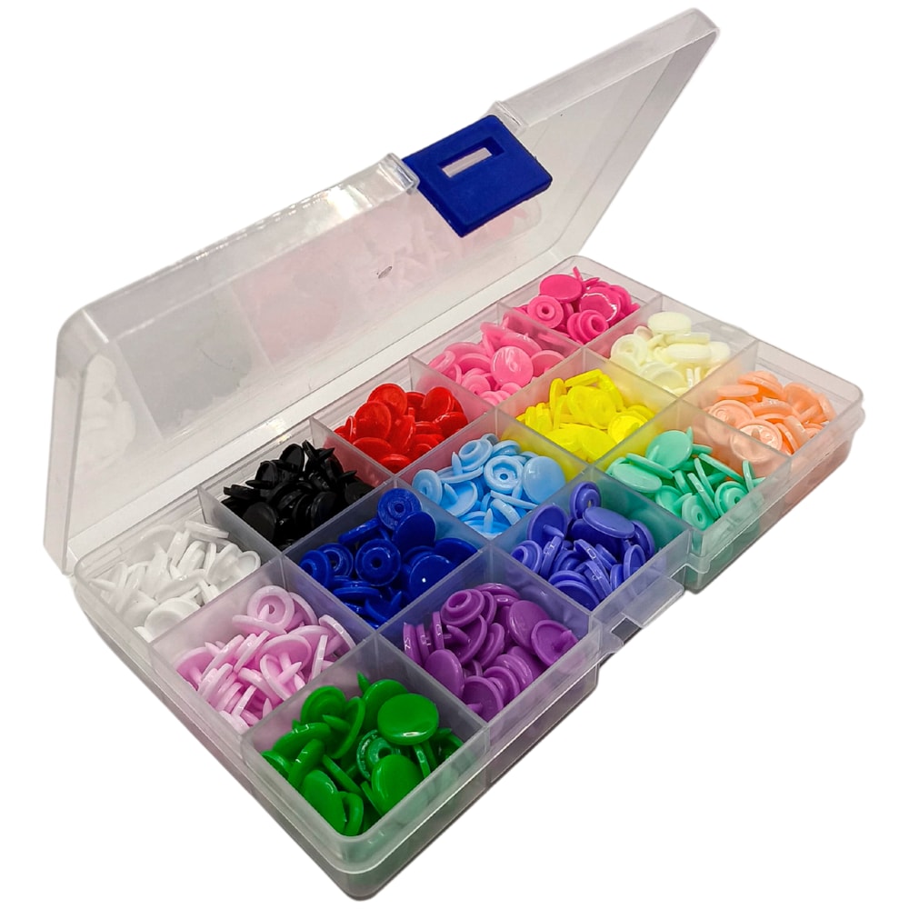Kit Botão De Pressão Plástico N 12 Com 150 Pares News