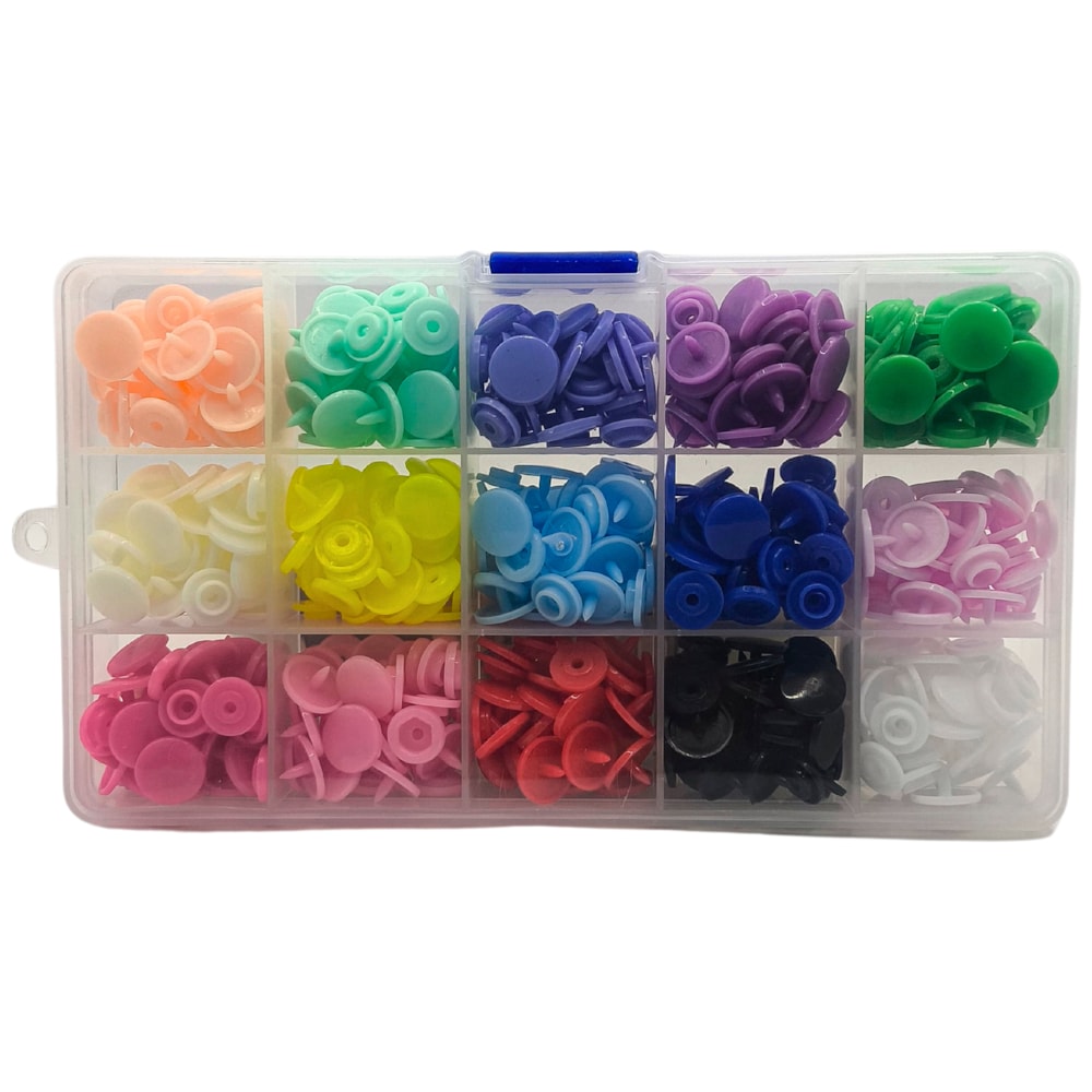 Kit Botão De Pressão Plástico N 12 Com 150 Pares News