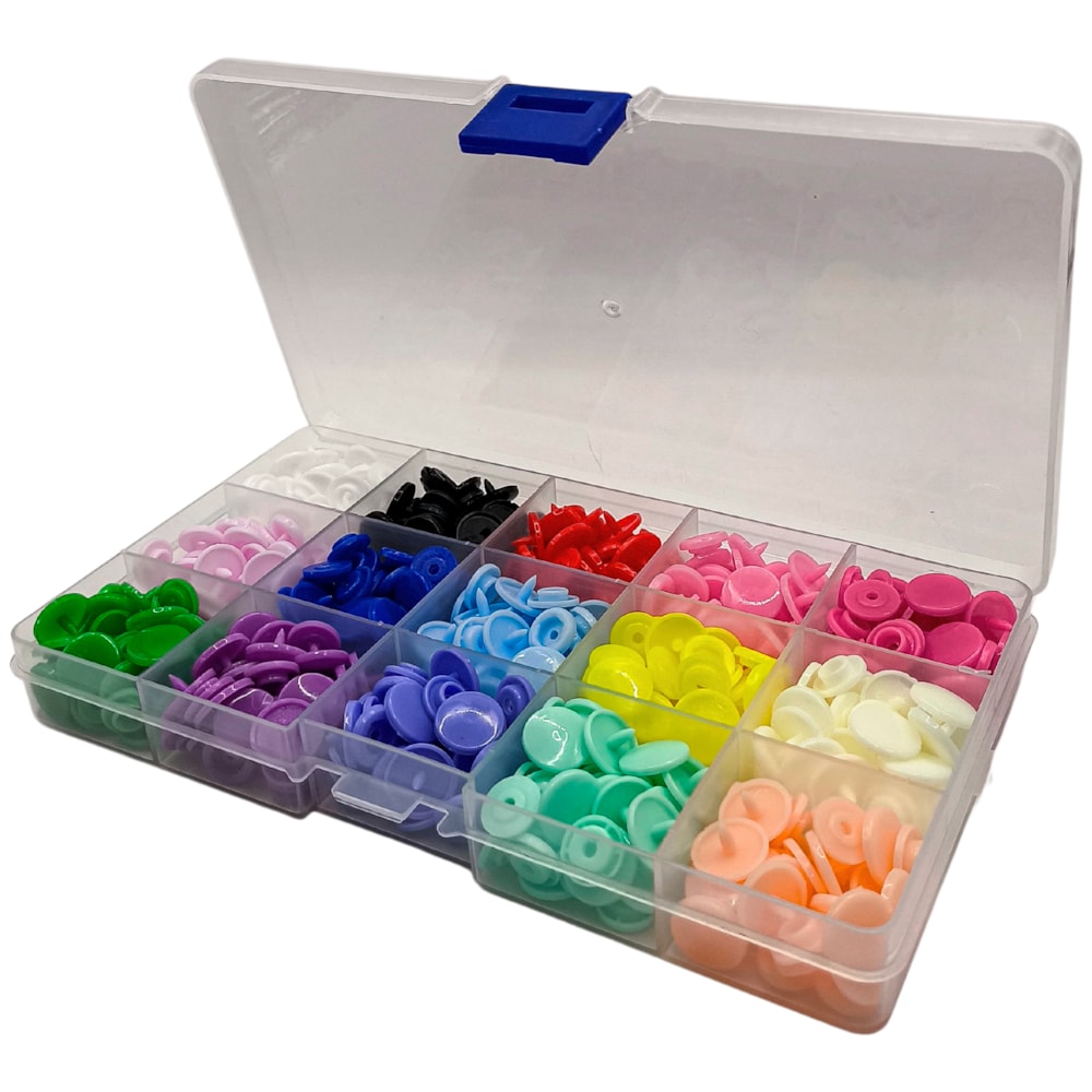 Kit Botão De Pressão Plástico N 12 Com 150 Pares News