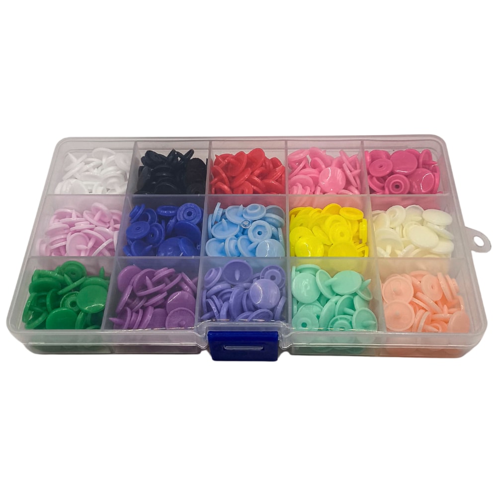 Kit Botão De Pressão Plástico N 12 Com 150 Pares News